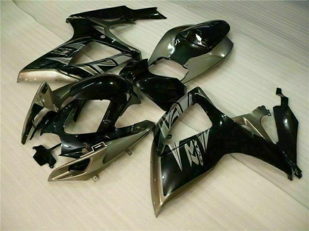 Kit Completo Carenado Moto Suzuki GSXR 600 / 750 K6 06-07 - Negro Gris Kit Completo Carenado Moto Suzuki GSXR 600 / 750 K6 06-07 - Negro Gris
