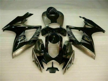 Kit Completo Carenado Moto Suzuki GSXR 600 / 750 K6 06-07 - Negro Gris