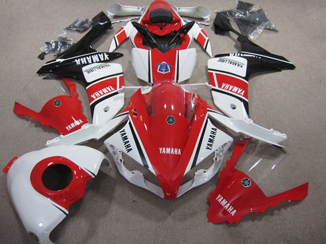 Kit Completo Carenado Moto Yamaha R1 07-08 - Rojo Blanco Kit Completo Carenado Moto Yamaha R1 07-08 - Rojo Blanco