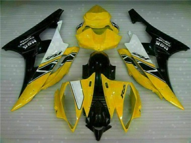 Kit Completo Carenado Moto Yamaha R6 06-07 - Amarillo Negro