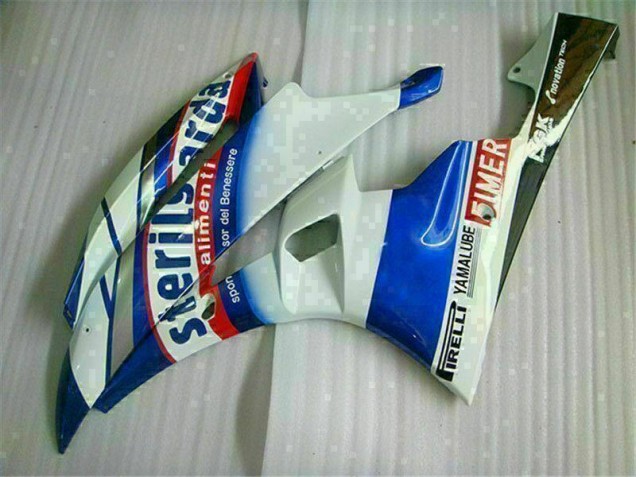 Kit Completo Carenado Moto Yamaha R6 06-07 - Blanco Azul Kit Completo Carenado Moto Yamaha R6 06-07 - Blanco Azul