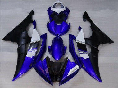 Kit Completo Carenado Moto Yamaha R6 08-16 - Azul Negro