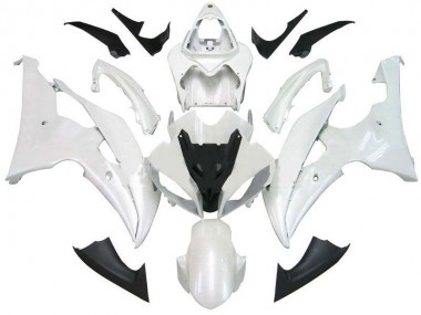 Kit Completo Carenado Moto Yamaha R6 08-16 - Blanco Perla