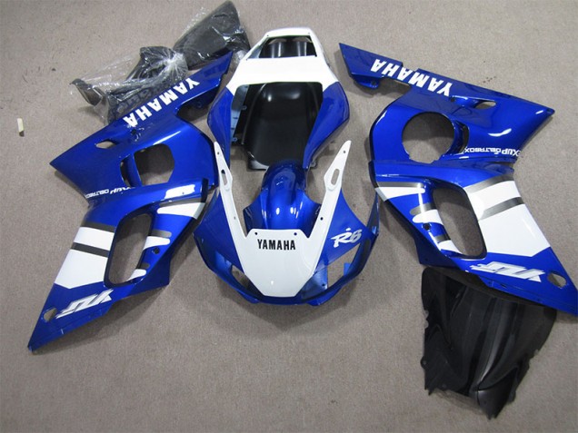 Kit Completo Carenado Moto Yamaha R6 98-02 - Azul Blanco Kit Completo Carenado Moto Yamaha R6 98-02 - Azul Blanco