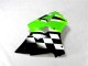 Kits ABS Carenado Motocicleta Kawasaki ZX6R 00-02 - Verde Negro Blanco Kits ABS Carenado Motocicleta Kawasaki ZX6R 00-02 - Verde Negro Blanco