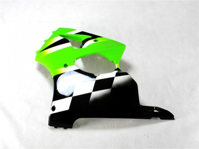 Kits ABS Carenado Motocicleta Kawasaki ZX6R 00-02 - Verde Negro Blanco Kits ABS Carenado Motocicleta Kawasaki ZX6R 00-02 - Verde Negro Blanco