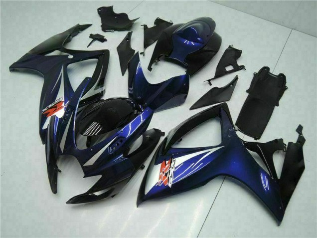 Kits ABS Carenado Motocicleta Suzuki GSXR 600 / 750 K6 06-07 - Azul Negro Kits ABS Carenado Motocicleta Suzuki GSXR 600 / 750 K6 06-07 - Azul Negro