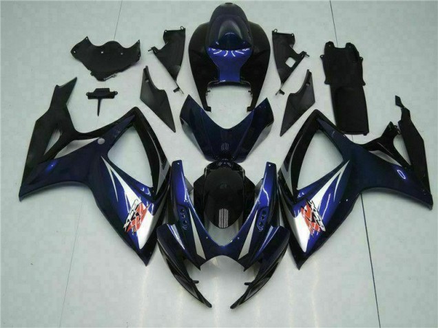 Kits ABS Carenado Motocicleta Suzuki GSXR 600 / 750 K6 06-07 - Azul Negro Kits ABS Carenado Motocicleta Suzuki GSXR 600 / 750 K6 06-07 - Azul Negro