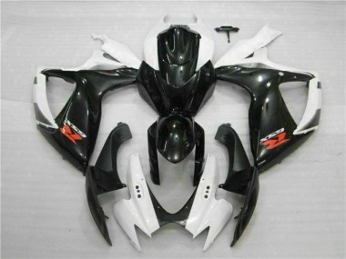 Kits ABS Carenado Motocicleta Suzuki GSXR 600 / 750 K6 06-07 - Blanco Negro