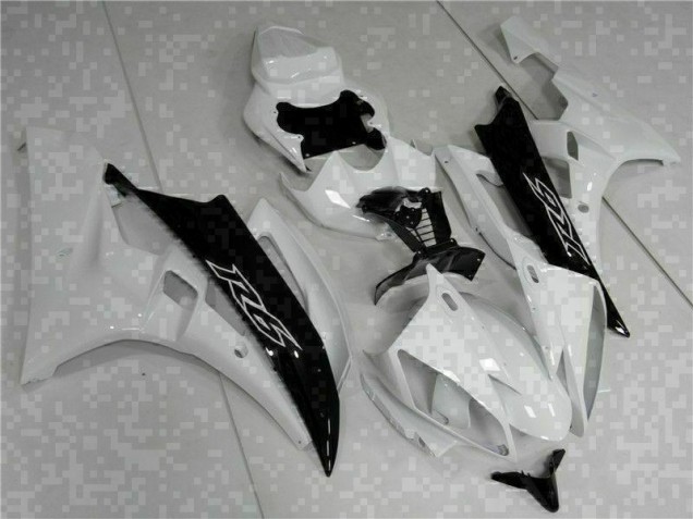 Kits ABS Carenado Motocicleta Yamaha R6 06-07 - Blanco Negro Kits ABS Carenado Motocicleta Yamaha R6 06-07 - Blanco Negro
