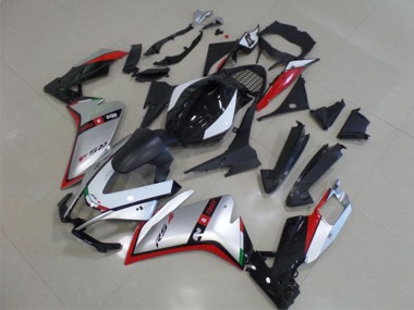 Kits Carenado Moto Aprilia RS4 50 125 11-18 - Negro Plata Rojo