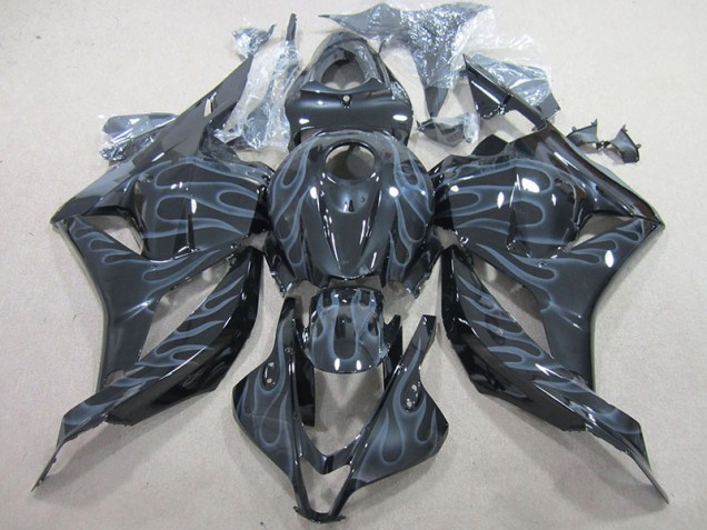 Kits Carenado Moto Honda CBR 600 RR 09-12 - Negro Plata Llama Kits Carenado Moto Honda CBR 600 RR 09-12 - Negro Plata Llama