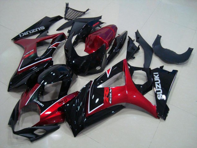Kits Carenado Moto Suzuki GSXR 1000 K7 07-08 - Rojo Negro Kits Carenado Moto Suzuki GSXR 1000 K7 07-08 - Rojo Negro