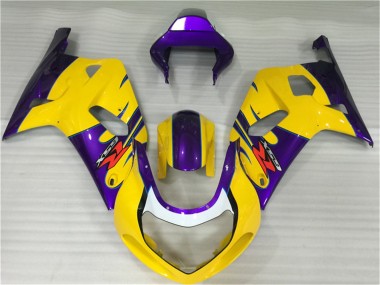 Kits Carenado Moto Suzuki GSXR 600 / 750 K1 K2 K3 01-03 - Amarillo