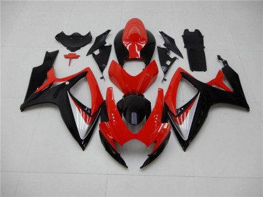 Kits Carenado Moto Suzuki GSXR 600 / 750 K6 06-07 - Rojo Negro