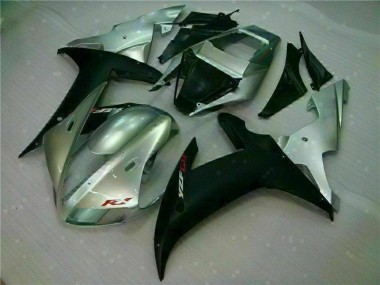 Kits Carenado Moto Yamaha R1 02-03 - Plata Negro