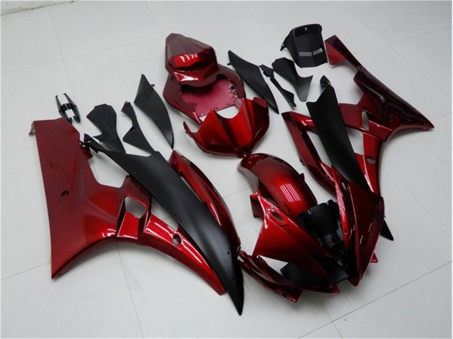 Kits Carenado Moto Yamaha R6 06-07 - Rojo Negro Kits Carenado Moto Yamaha R6 06-07 - Rojo Negro
