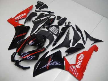 Kits Completo Carenado Moto ABS Aprilia RSV4 09-15 - Negro Rojo