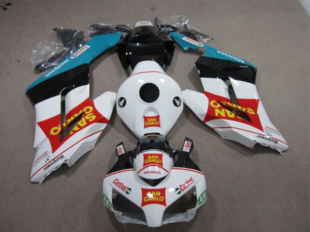 Kits Completo Carenado Moto ABS Honda CBR 1000 RR 04-05 - San Carlo Castrol Kits Completo Carenado Moto ABS Honda CBR 1000 RR 04-05 - San Carlo Castrol