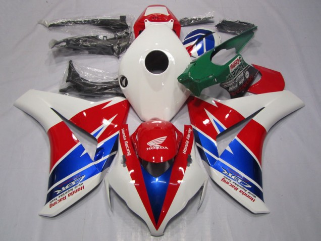 Kits Completo Carenado Moto ABS Honda CBR 1000 RR 08-11 - Rojo Blanco Azul Kits Completo Carenado Moto ABS Honda CBR 1000 RR 08-11 - Rojo Blanco Azul
