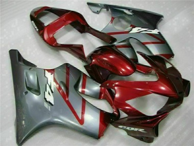 Kits Completo Carenado Moto ABS Honda CBR 600 F4i 01-03 - Rojo Plata