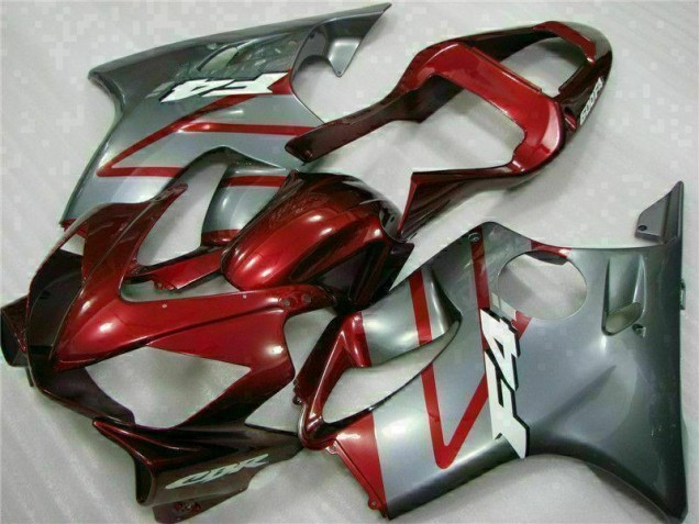 Kits Completo Carenado Moto ABS Honda CBR 600 F4i 01-03 - Rojo Plata Kits Completo Carenado Moto ABS Honda CBR 600 F4i 01-03 - Rojo Plata