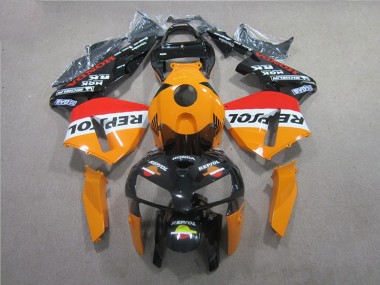 Kits Completo Carenado Moto ABS Honda CBR 600 RR 05-06 - Naranja Negro Repsol
