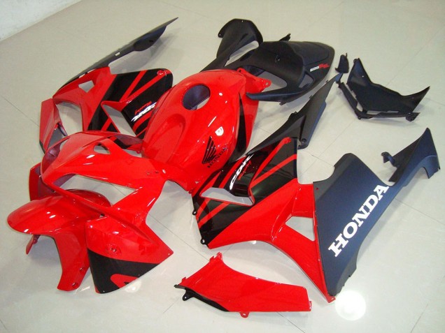 Kits Completo Carenado Moto ABS Honda CBR 600 RR 05-06 - Rojo Negro Kits Completo Carenado Moto ABS Honda CBR 600 RR 05-06 - Rojo Negro