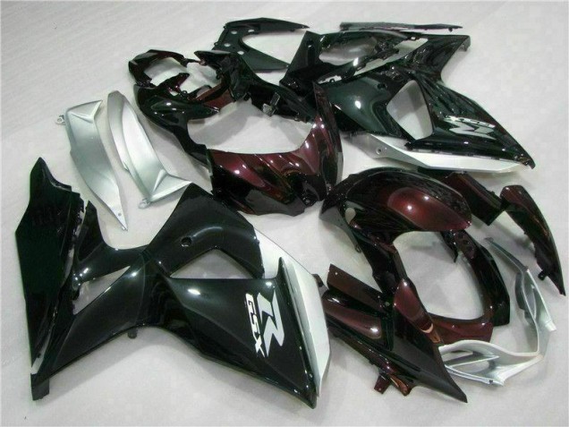 Kits Completo Carenado Moto ABS Suzuki GSXR 1000 K9 09-16 - Marrón Negro Kits Completo Carenado Moto ABS Suzuki GSXR 1000 K9 09-16 - Marrón Negro
