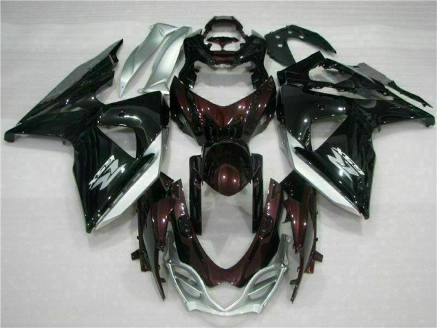 Kits Completo Carenado Moto ABS Suzuki GSXR 1000 K9 09-16 - Marrón Negro Kits Completo Carenado Moto ABS Suzuki GSXR 1000 K9 09-16 - Marrón Negro
