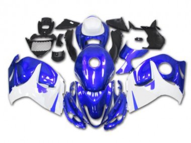 Kits Completo Carenado Moto ABS Suzuki GSXR 1300 Hayabusa 08-19 - Azul Blanco