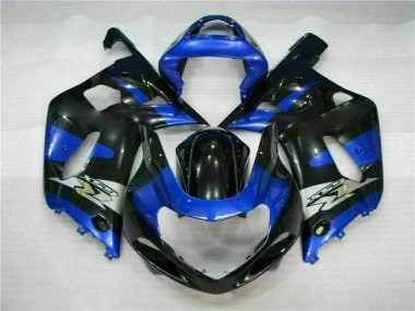 Kits Completo Carenado Moto ABS Suzuki GSXR 600 / 750 K1 K2 K3 01-03 - Azul Negro