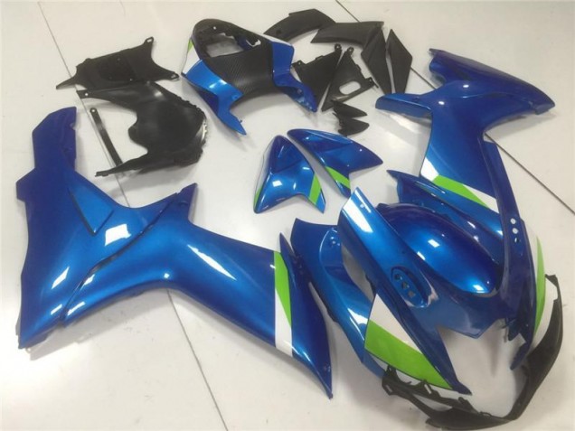 Kits Completo Carenado Moto ABS Suzuki GSXR 600 / 750 K11 11-21 - Azul