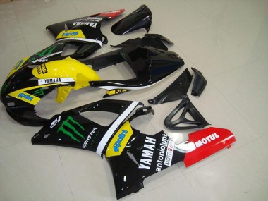 Kits Completo Carenado Moto ABS Yamaha R1 00-01 - Amarillo Monster