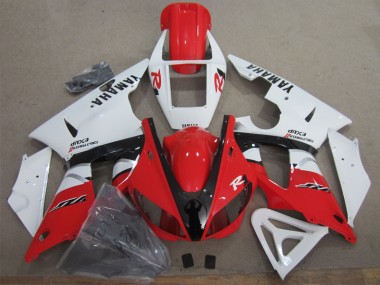 Kits Completo Carenado Moto ABS Yamaha R1 09-11 - Rojo Blanco Negro