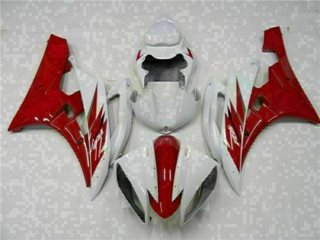 Kits Completo Carenado Moto ABS Yamaha R6 06-07 - Rojo Blanco Kits Completo Carenado Moto ABS Yamaha R6 06-07 - Rojo Blanco