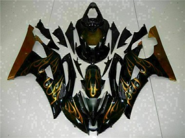 Kits Completo Carenado Moto ABS Yamaha R6 08-16 - Negro