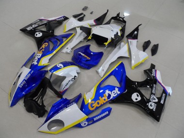 Kits Completo Carenado Moto BMW S1000RR 09-14 - Azul Blanco GoldBet