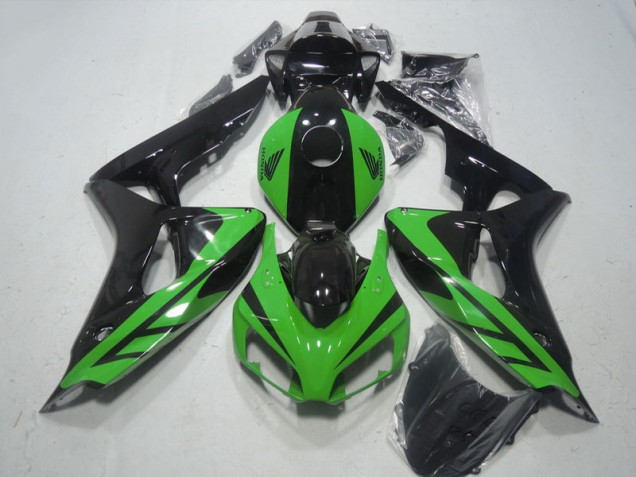 Kits Completo Carenado Moto Honda CBR 1000 RR 06-07 - Negro Verde Kits Completo Carenado Moto Honda CBR 1000 RR 06-07 - Negro Verde