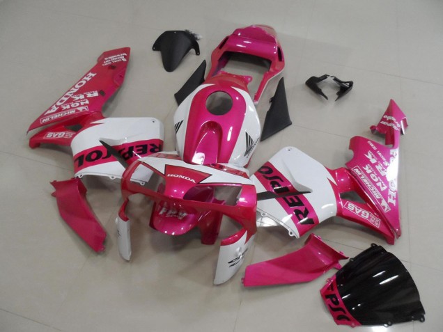 Kits Completo Carenado Moto Honda CBR 600 RR 03-04 - Rosa Repsol Kits Completo Carenado Moto Honda CBR 600 RR 03-04 - Rosa Repsol