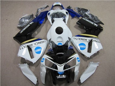 Kits Completo Carenado Moto Honda CBR 600 RR 05-06 - Blanco Azul Konica Minolta