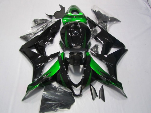 Kits Completo Carenado Moto Honda CBR 600 RR 07-08 - Negro Verde Kits Completo Carenado Moto Honda CBR 600 RR 07-08 - Negro Verde