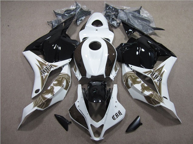 Kits Completo Carenado Moto Honda CBR 600 RR 09-12 - Negro Blanco Kits Completo Carenado Moto Honda CBR 600 RR 09-12 - Negro Blanco