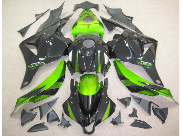 Kits Completo Carenado Moto Honda CBR 600 RR 09-12 - Negro Verde