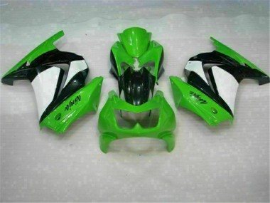 Kits Completo Carenado Moto Kawasaki EX250 08-12 - Verde Negro Ninja
