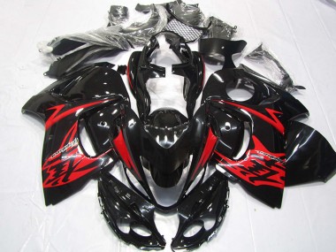 Kits Completo Carenado Moto Suzuki GSXR 1300 Hayabusa 08-19 - Negro Rojo
