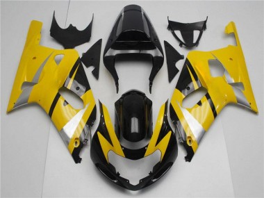 Kits Completo Carenado Moto Suzuki GSXR 600 / 750 K1 K2 K3 01-03 - Amarillo Negro