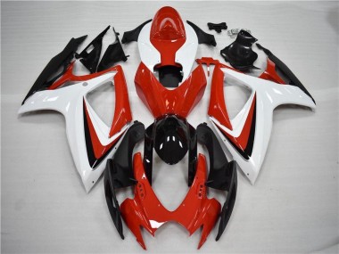 Kits Completo Carenado Moto Suzuki GSXR 600 / 750 K6 06-07 - Rojo Negro