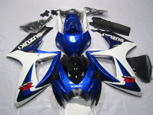 Kits Completo Carenado Moto Suzuki GSXR 600 K6 06-07 - Azul Blanco Kits Completo Carenado Moto Suzuki GSXR 600 K6 06-07 - Azul Blanco