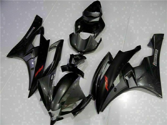 Kits Completo Carenado Moto Yamaha R6 06-07 - Gris Negro Kits Completo Carenado Moto Yamaha R6 06-07 - Gris Negro